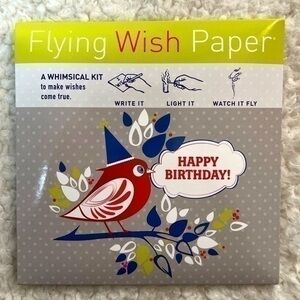 Flying Wish Paper “Birthday Bird” Whimsical Wish Kit